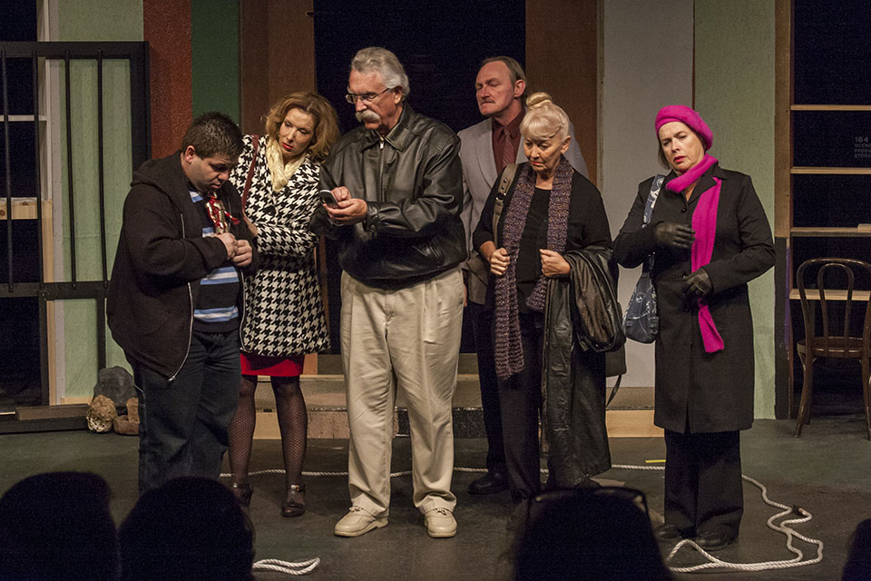 Elevate My Life by Joseph Grosso Winner of the 2014 Student Ten-Minute Playwriting Festival (Stephen Pustai, Mary Jo Johnson, Rod Rawlings, (1)