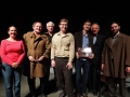 Cast and crew of BROTHERS IN ARMS. From Left to right: Tami Vaughan, Chuck Conlon, Preston Boyd (director), Jacob Schweighofer, Julien Freij (writer and Student at Saint Stephen's Episcopal School), Tom Aposporos, and Alex Beach.