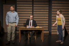 IMMUREMENT by David L Williams, featuring Courtney Anne McLaren, Donovan Whitney and James Kassees. Directed by Vickie Daignault. Photo by Cliff Roles.