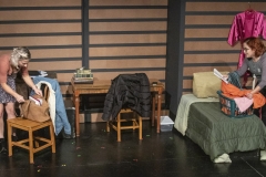 Johana Davila and Tahlia Chinault in IVY WALLS by Karen Cecilia. Directed by India Marie Paul. Photo by Don Walker.