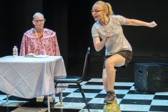 Karen Kelly and Ruby Daines in THE DISAPPEARING WOMAN by Holly Hepp-Galván, directed by Lee Gundersheimer.