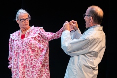 Karen Kelly and James Kassees in THE DISAPPEARING WOMAN by Holly Hepp-Galván, directed by Lee Gundersheimer.