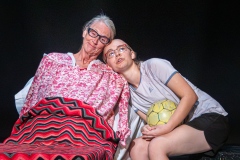 Karen Kelly and Ruby Daines in THE DISAPPEARING WOMAN by Holly Hepp-Galván, directed by Lee Gundersheimer.