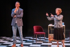Kelly Kirschner and Jan Wallace in JUST ASKING by Cary Pepper, directed by Yinoelle Colón.