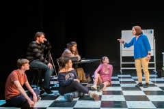 Robert Heath, Ren Pearson, Aleah Colón-Alfonso, Gabriella Sands, Madeline Holdway and Lucinda Schlotterback in LOCK IT DOWN by John Kelly, directed by Blake Walton.