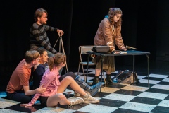 Robert Heath, Aleah Colón-Alfonso, Ren Pearson, Madeline Holdway and Gabriella Sands in LOCK IT DOWN by John Kelly, directed by Blake Walton.
