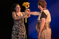 Aleah Colón-Alfonso and Ren Pearson in PRIMITIVE INTELLIGENCE by James Perry, directed by Michele Strauss.