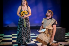 Aleah Colón-Alfonso and Ren Pearson in PRIMITIVE INTELLIGENCE by James Perry, directed by Michele Strauss.