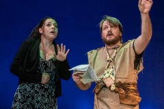 Aleah Colón-Alfonso and Ren Pearson in PRIMITIVE INTELLIGENCE by James Perry, directed by Michele Strauss.