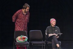 STRANGERS OFF A TRAIN — Yinoelle Colon, Aaron Schroeder