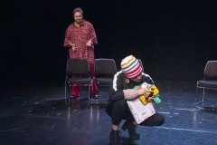 STRANGERS OFF A TRAIN — Yinoelle Colon, Aaron Schroeder