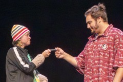 STRANGERS OFF A TRAIN — Yinoelle Colon, Aaron Schroeder