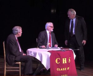 ohn Forsyth, Dan Higgs and Tom Aposporos in Arthur Keyser's "High School Reunion," the Tenth Annual Festival winning play. Photo Credit: Cliff Roles