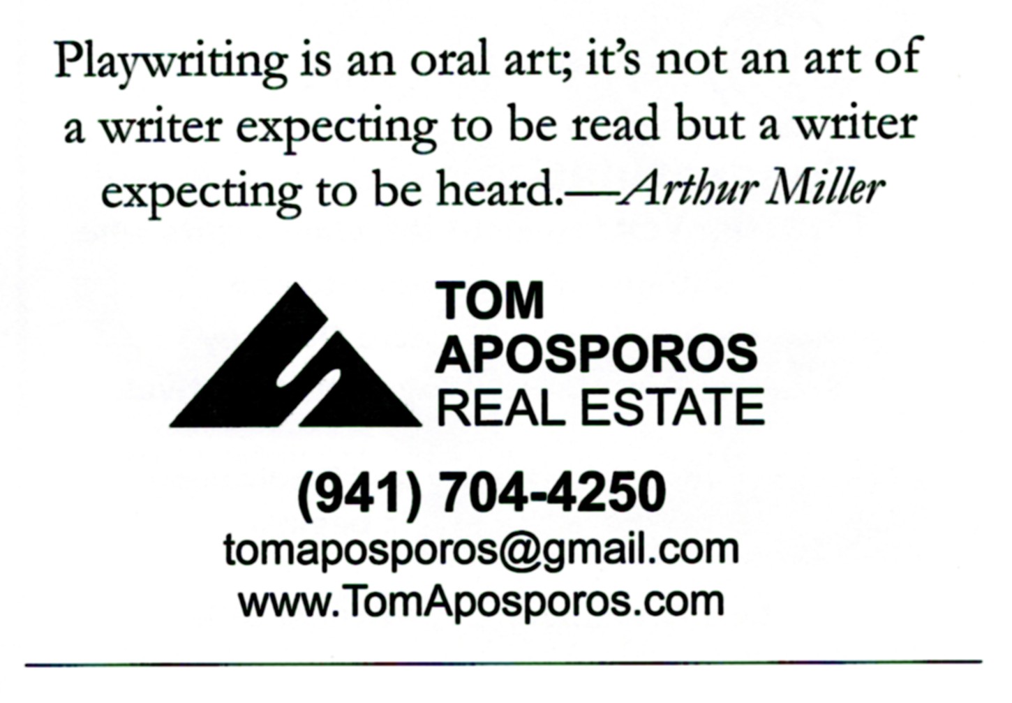 Tom Aposporos Real Estate