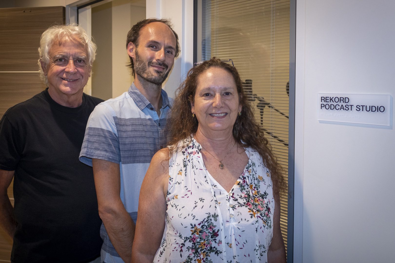 Director Preston Boyd, Thomas Aposporos and Tami Vaughan.