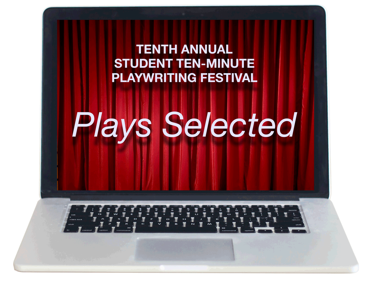 Laptop screen shows "Plays Selected"