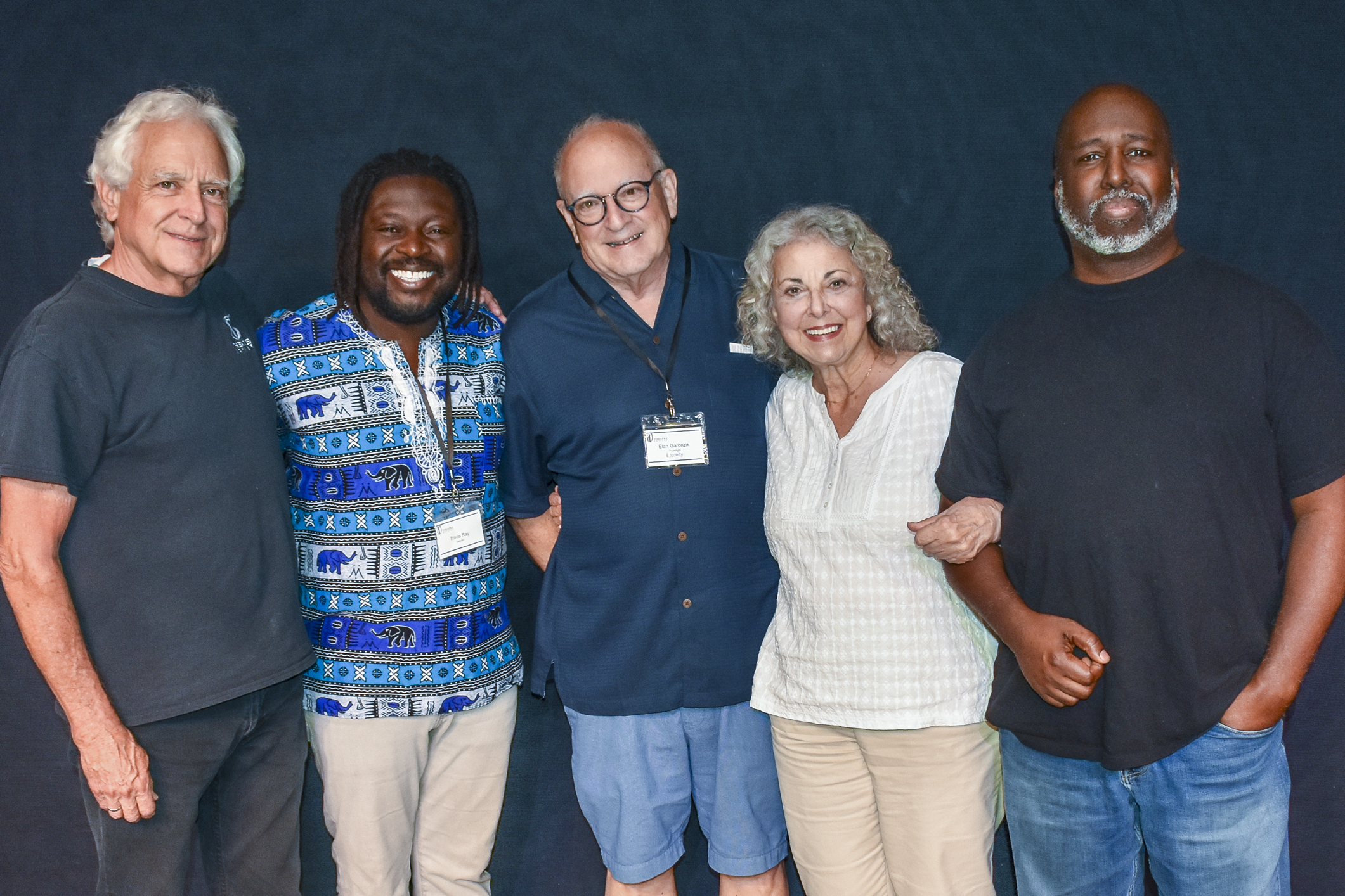 ETERNITY: Preston Boyd, director Travis Ray, playwright Elan Garonzik, Lynda StJames, Michael Kinsey.