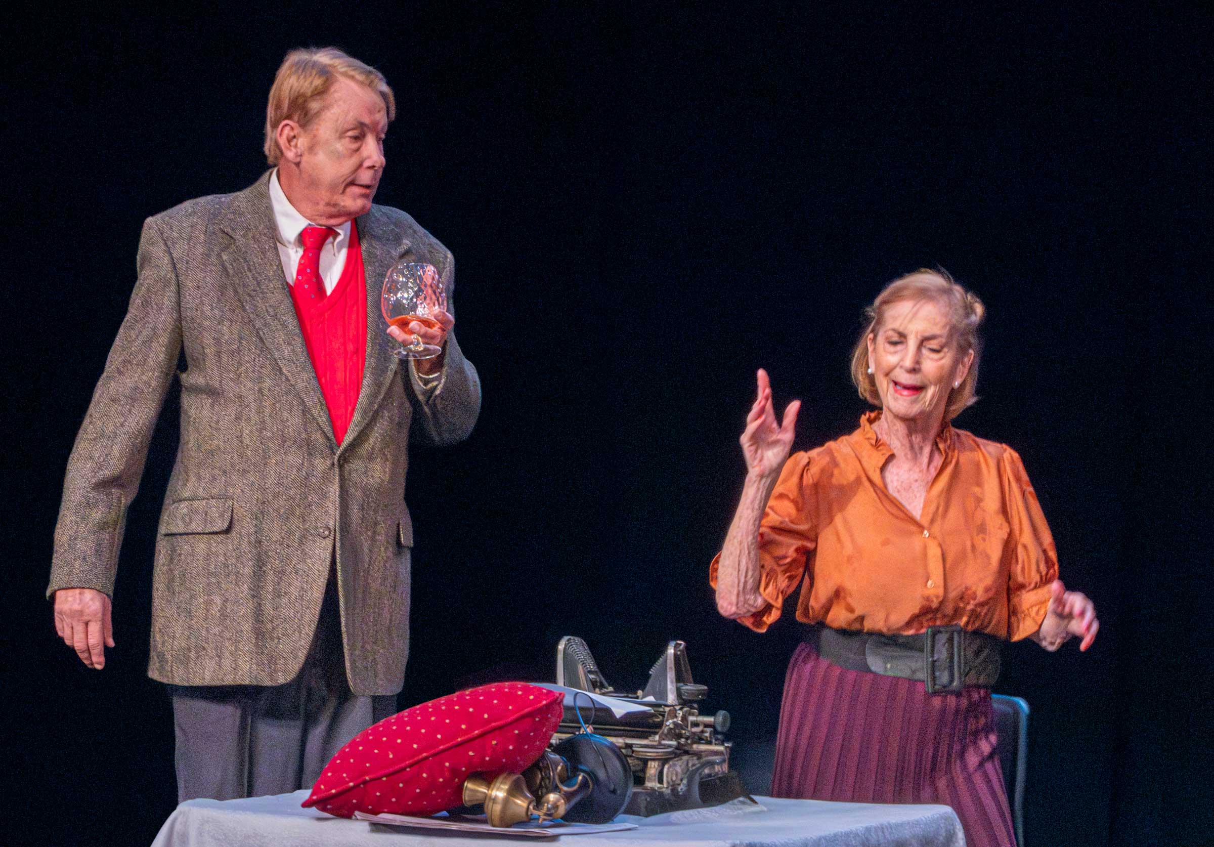 James Thaggard and Jan Wallace in A VERY PRIVATE PERSON
