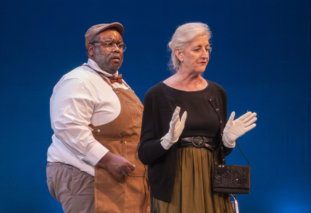 Eldred Brown and Lilian Moore in SEEDUBYA AND MIZHALL by John C. Davenport.