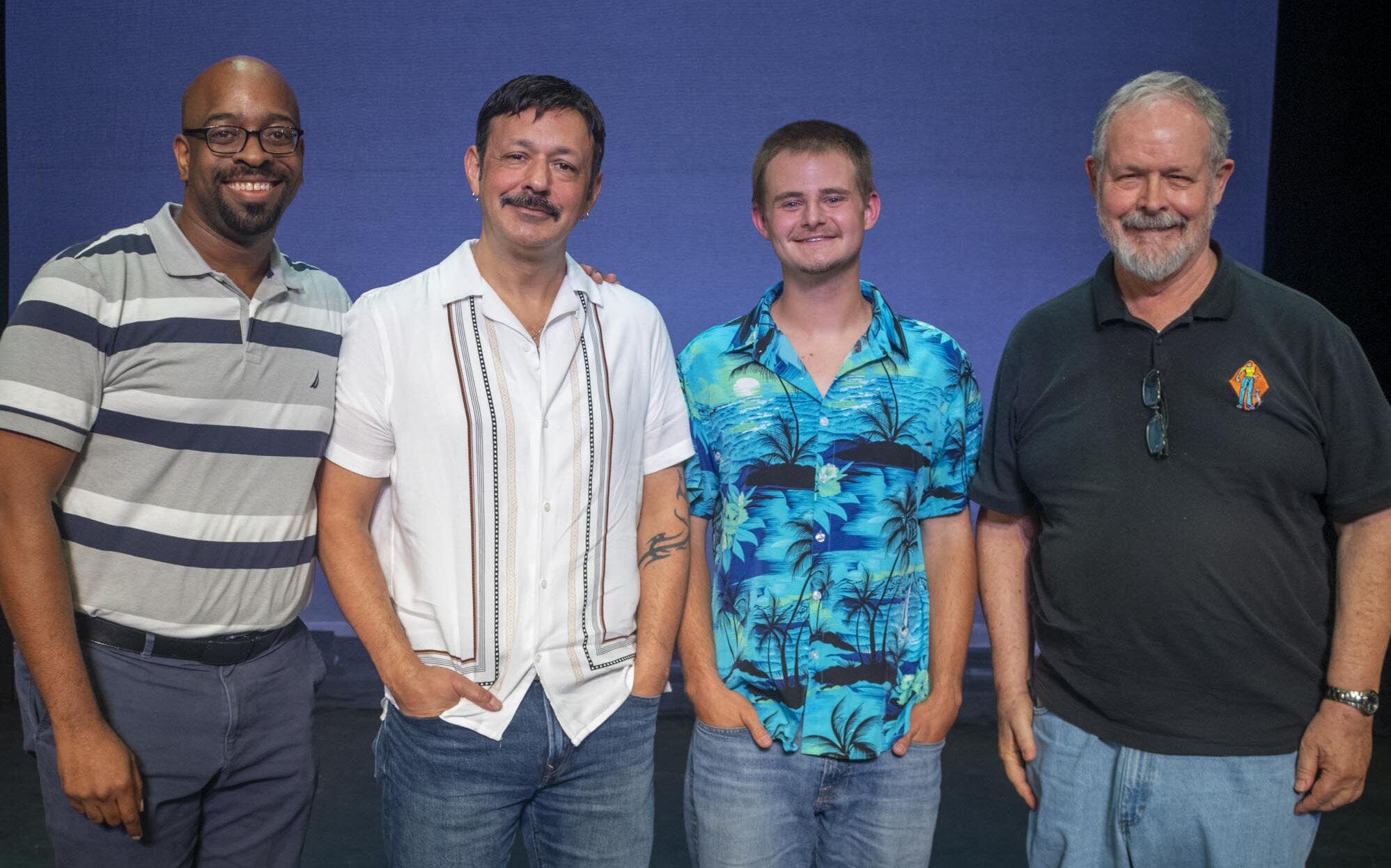 Reasonable Doubt--Director Marcus Johnson, Michael Mercado, Brice Carlton, playwright Philip Middleton Williams.